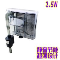 鱼缸过滤器 鱼缸龟缸超薄外置壁挂瀑布过滤器 星族AQ-380F***