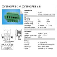 浙江xy2500ffs插拔式接线端子