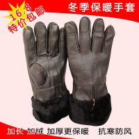 冬季韩版手套加厚保暖手套羊绒户外滑雪加绒保暖摩托车骑行手套