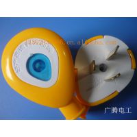 廠家供應(yīng) 棉湖三極電源插頭D05 防水防凍型