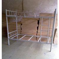 罗村厂家长期低价生产各种规格Y054双层铁架床多功能学生床工地方管上下铺铁架床厂家批发订做