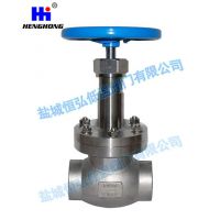 阀门LNG阀门 J61F-40P DN50-200 304不锈钢低温短轴截止阀门 LNG