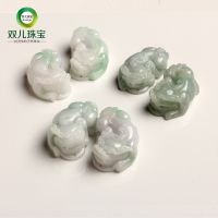 批发双儿珠宝***缅甸翡翠玉貔貅吊坠玉器工艺品玉石挂件带证书