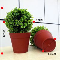 义乌迷你草球高仿真绿色植物盆栽 节庆用品摄影道具装饰摆件 混批