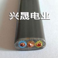 供应兴晟优质抗拉电缆TVVB3芯2.5平方电梯专用随行扁电缆