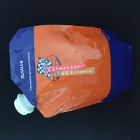 新品代替塑料桶 室内装修涂料/油漆自立吸嘴袋 5KG水溶肥料袋袋装