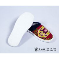 土家族纯手工民族工艺千层底织锦鞋面拖鞋布鞋