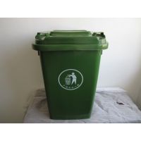 环畅供应50L塑料垃圾桶 方形垃圾桶 万向轮塑料垃圾桶