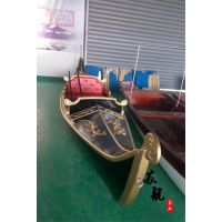 5米澳门贡多拉木船 欧式景观装饰船 景观摆设装饰品 款式可定制