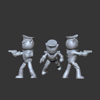 供黑猫警长3D打印手板模型设计加工定制 来图打样订做 可上色复模