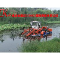 广西环保型水浮莲杂草打捞船 液压驱动自动化打捞船