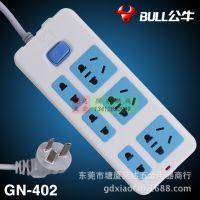 BULL 慈溪公牛授權(quán) GN-402 1.8米插座接線板插線板 揚(yáng)聲器接線板