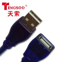 TINGSOO/天索usb线材196B电脑数据线2.0版扫描仪打印机共享线延长线厂家直销