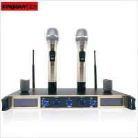 LW SH-8800一拖二专业舞台演出话筒户外婚庆kTV包房无线麦克风