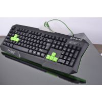 火飞虎K2 游戏加重键盘  有线USB 107键 编织线材