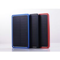 深圳厂家供应大容量太阳能手机充电器7000mah