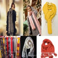 2014库存尾货秋冬韩版毛线围巾围脖 厂家直销 杂款厚围巾批发