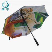 深圳格兰云天国际酒店商务礼品伞添丰伞业的高尔夫促销礼品伞、高尔夫广告伞。