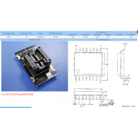 岱谱SOP IC燒錄座 » SPI-127-SOP016-300mil-01FE