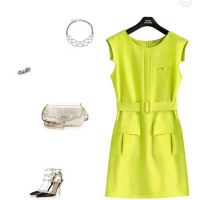 夏季新款长裙雪纺连衣裙潮流款式市场最潮款连衣裙厂家直销