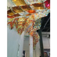 非标订制五彩艺术水晶壁饰