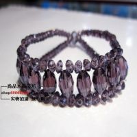 车轮水晶手链【小阶梯水晶手排】水晶手链 DIY串珠 韩国饰品