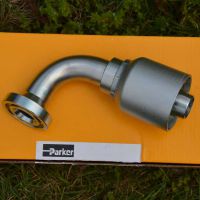 配套批发进口PARKER派克SAE62系列90度法兰接头