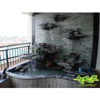 武汉吸水石假山_武汉假山制作_室内假山-湖北倚天园林