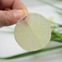 厂家直销10元地摊玉石批发 天然辽宁岫玉玉石龙凤对玉石挂件批发