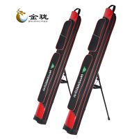 漁具包1.25米防水 硬殼魚具包 帶支架雙層釣魚包1.2米魚竿包