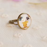 奈森原創(chuàng) 森女風(fēng) 小鹿戒指 古銅戒指  jz01