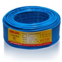 德力西 电线电缆 1.5平方铜芯线BV单芯单股硬线铜电线100米