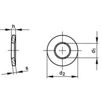 ׶εɵȦ Conical spring washer