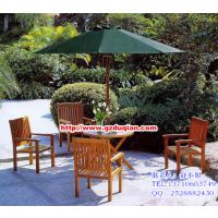 衡阳户外花园实木桌椅 户外木制桌椅 阳台木质餐桌椅