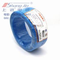【厂家现货】国标足米,电线,上海,单股铜芯线BV-6