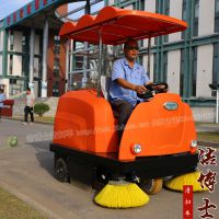廠(chǎng)家訂做潔博士JIEBOSS-1680充電式公園清掃車(chē)街道電瓶清掃車(chē)駕駛式掃路車(chē)視頻市政道路掃地機(jī)