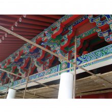 古建筑彩画的和玺彩绘旋子和苏轼彩画的区别