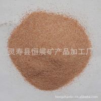 厂家批发家装建材用石材石料 桃花红天然彩砂粒 大理石颗粒