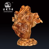 古木年华 秦岭崖柏天然木根雕根艺 手工打磨 精品摆件 包邮钟馗