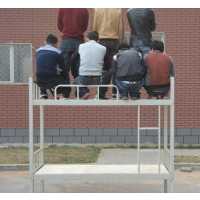 广西南宁学校宿舍上下铺铁架床批发