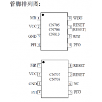 深圳紫潮科技供应 低功耗微处理器复位电路-CN705/706/707/708/813