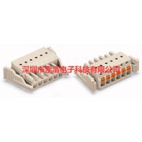 【原装正品】万可WAGO 2721-107/037-000  孔型插头 带有锁定器