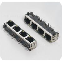 RJ45-56S-LED 8P 1x4