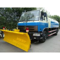 东风145水车加装除雪铲.东风多利卡江铃顺达扫路车加装雪铲