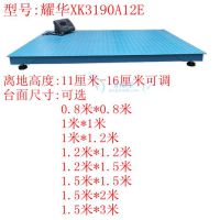 供应连云港地磅秤、耀华1-3吨电子台秤厂家、地上衡平台称电子小地磅 工业平台 加厚型 钢质传感器