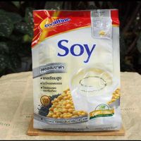批发泰国进口阿华田SOY营养芝麻纯豆浆***黄豆健康营养448g*12包