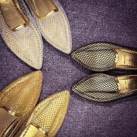 夏季韓版蕾絲網(wǎng)面單鞋透氣尖頭平底鏤空網(wǎng)鞋女鞋#J好漂亮-32