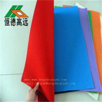 Waterproof red plain exhibition show carpet