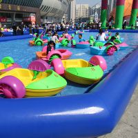 充气水池水上儿童船|小孩玩的儿童船|碰碰船玩具船郑州