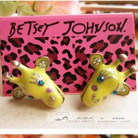 A153 CR-189 韓版飾品發(fā)飾耳環(huán)戒指項(xiàng)鏈 滴油可愛彩色小鹿耳釘